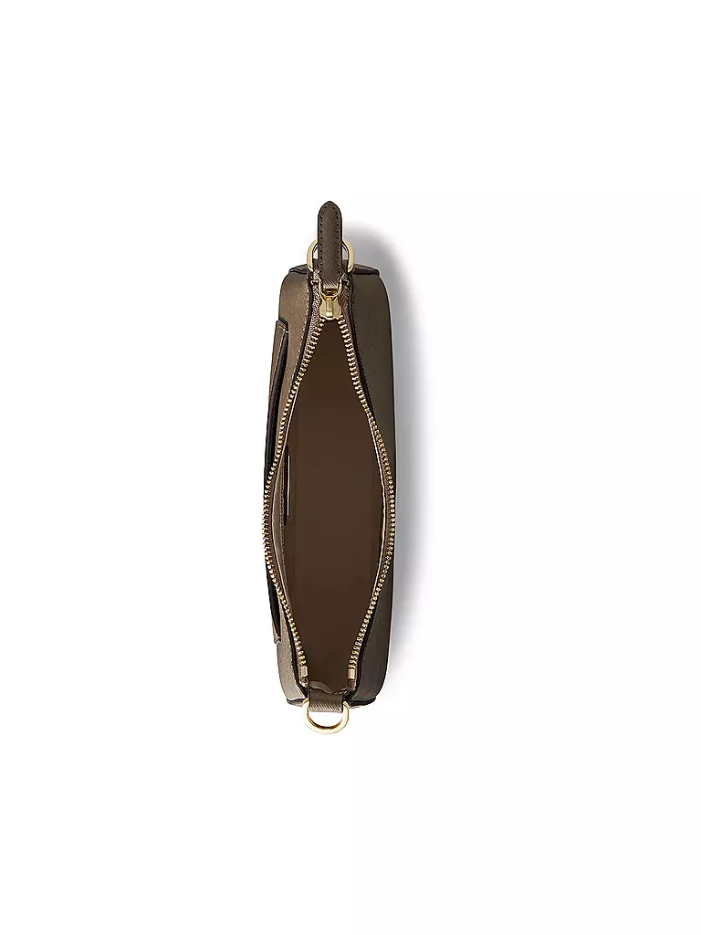 LAUREN RALPH LAUREN | Ledertasche - Henkeltasche DANNI 26 Medium | dunkelblau