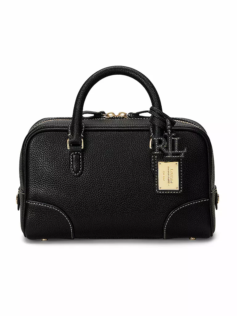 LAUREN RALPH LAUREN | Ledertasche - Henkeltasche EMERIE Small | schwarz