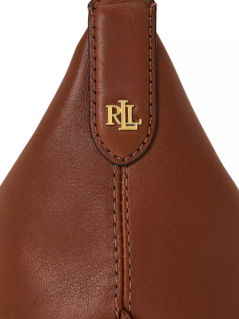 LAUREN RALPH LAUREN | Ledertasche - Henkeltasche KASSIE Smal | schwarz