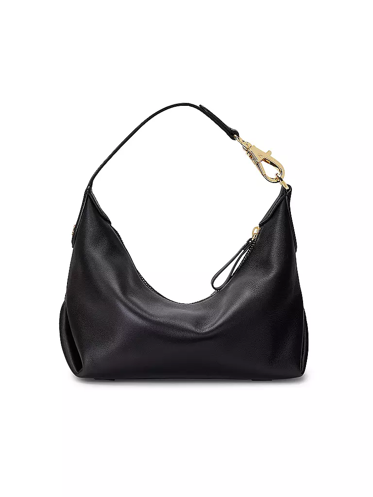 LAUREN RALPH LAUREN | Ledertasche - Henkeltasche KASSIE Small | schwarz