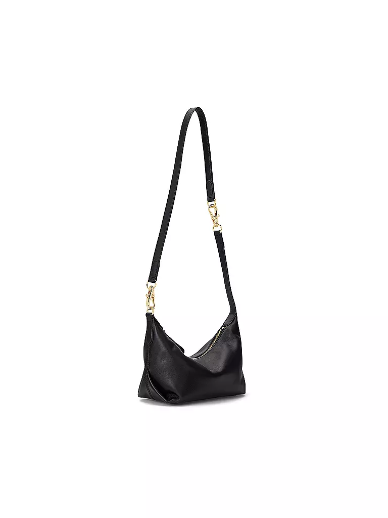 LAUREN RALPH LAUREN | Ledertasche - Henkeltasche KASSIE Small | schwarz