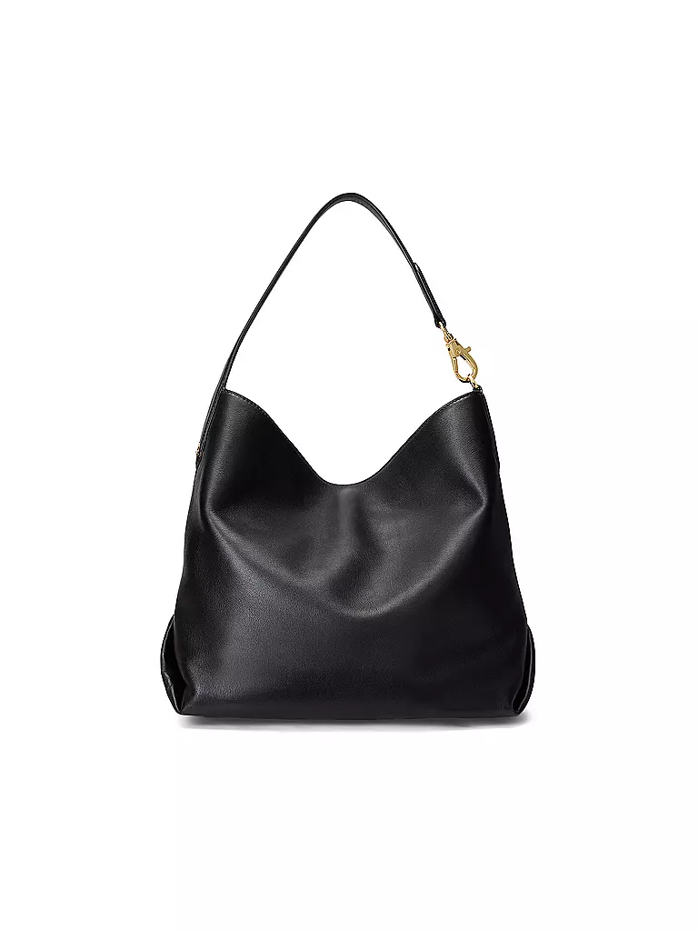 LAUREN RALPH LAUREN | Ledertasche - Hobo Bag KASSIE Large | schwarz