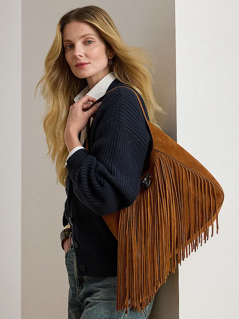 LAUREN RALPH LAUREN | Ledertasche - Hobo Bag TANNER Large | braun