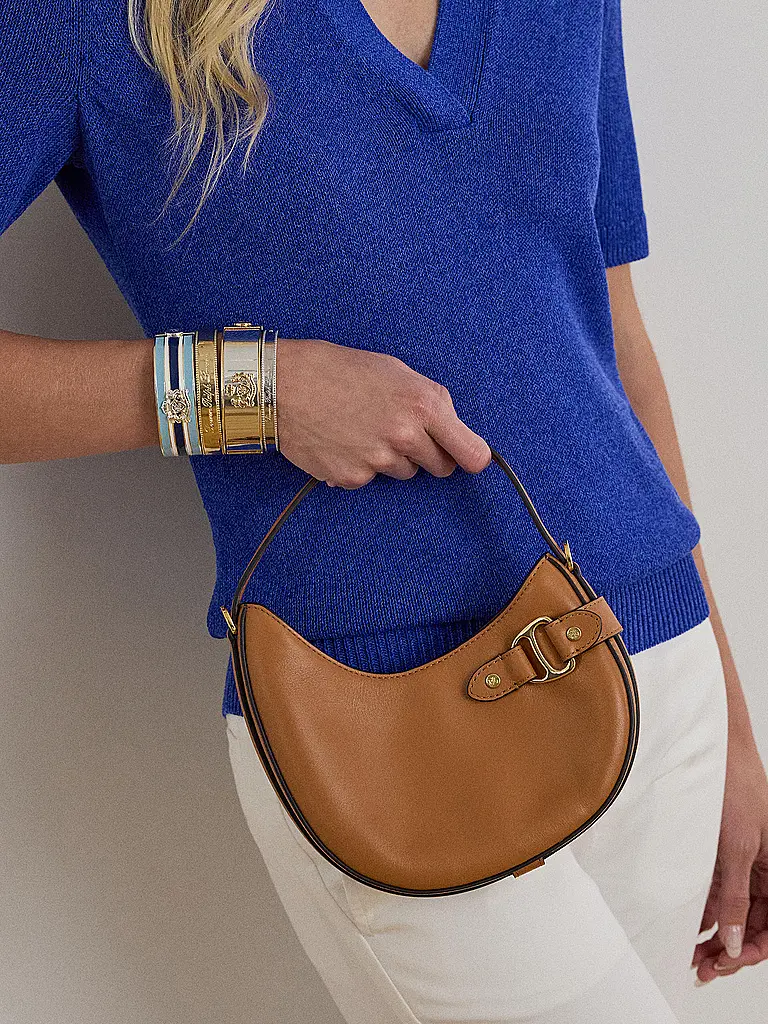 LAUREN RALPH LAUREN | Ledertasche - Mini Bag TASHA Small | Camel