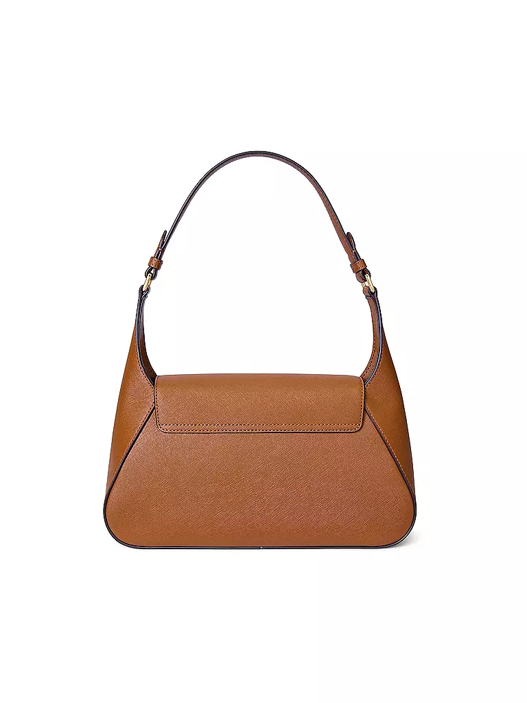 LAUREN RALPH LAUREN | Ledertasche - Schultertasche SCHYLA Medium | dunkelblau