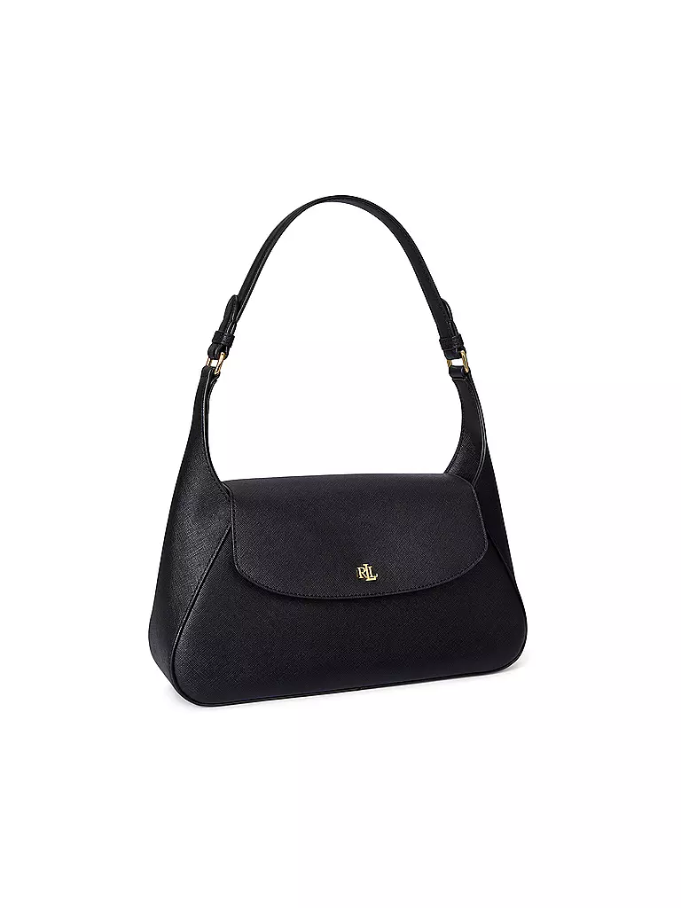 LAUREN RALPH LAUREN | Ledertasche - Schultertasche SCHYLA Medium | dunkelblau