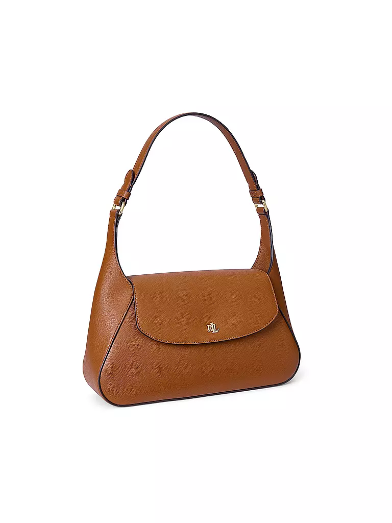 LAUREN RALPH LAUREN | Ledertasche - Schultertasche SCHYLA Medium | dunkelblau