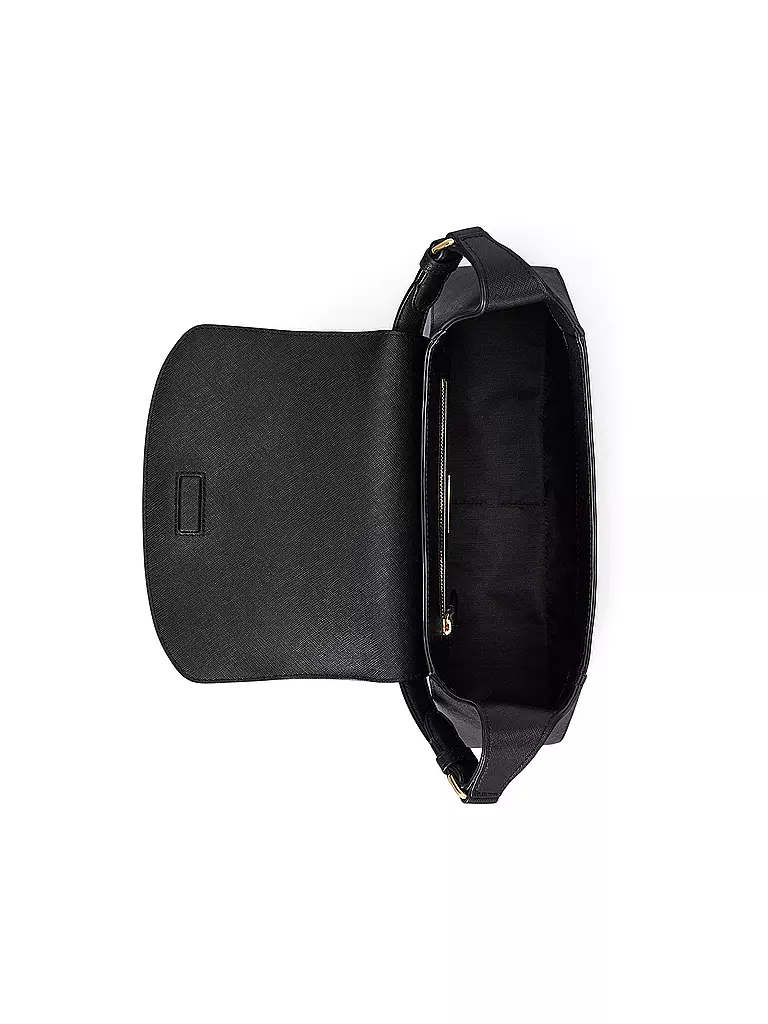 LAUREN RALPH LAUREN | Ledertasche - Schultertasche SCHYLA Medium | dunkelblau