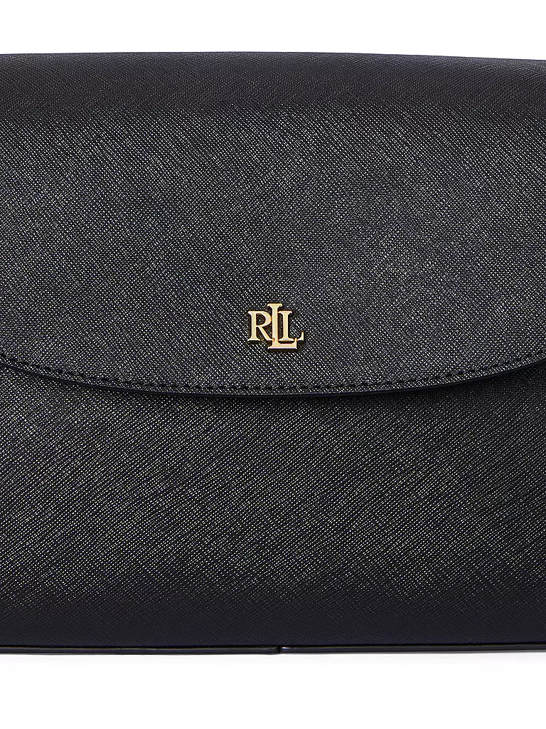 LAUREN RALPH LAUREN | Ledertasche - Schultertasche SCHYLA Medium | dunkelblau