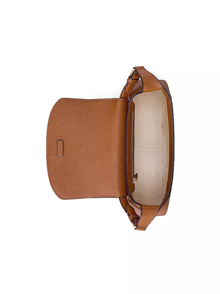 LAUREN RALPH LAUREN | Ledertasche - Schultertasche SCHYLA Medium | dunkelblau