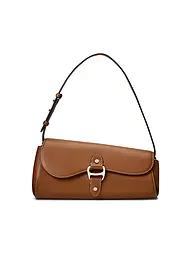 LAUREN RALPH LAUREN | Ledertasche - Schultertasche TASHA Medium | braun