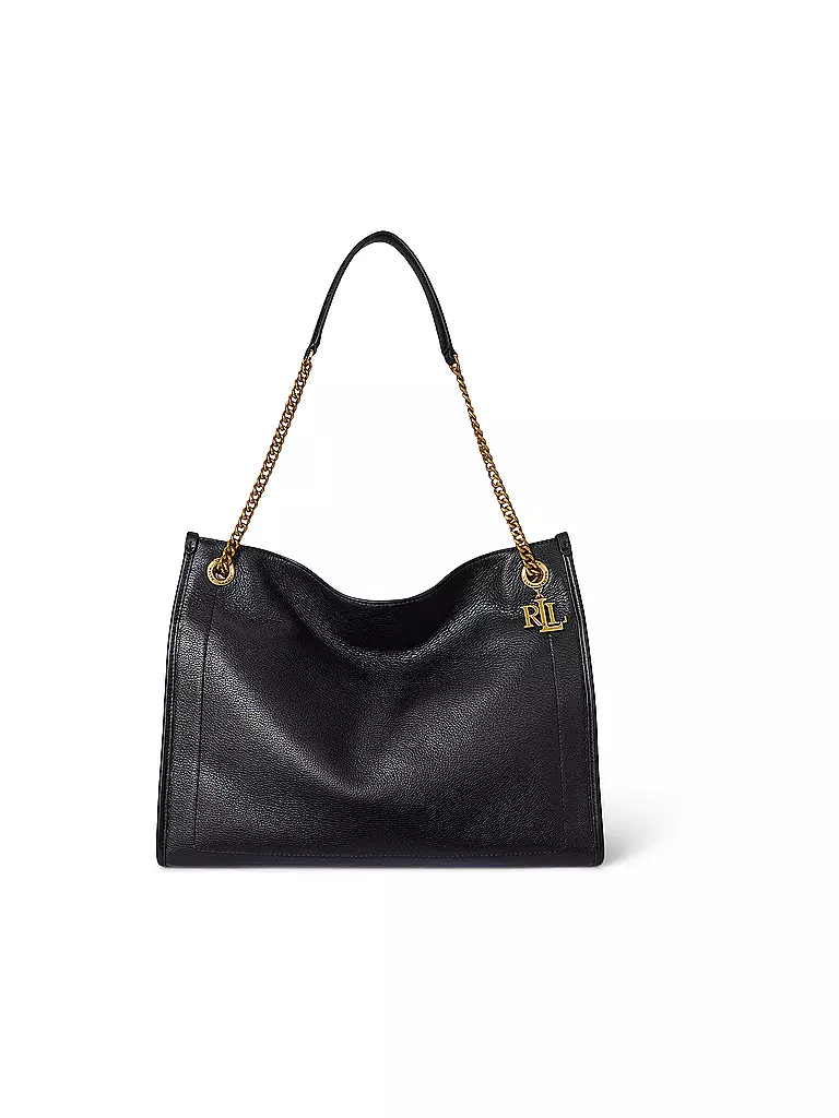 LAUREN RALPH LAUREN | Ledertasche - Shopper BRADLEY Large | Schwarz
