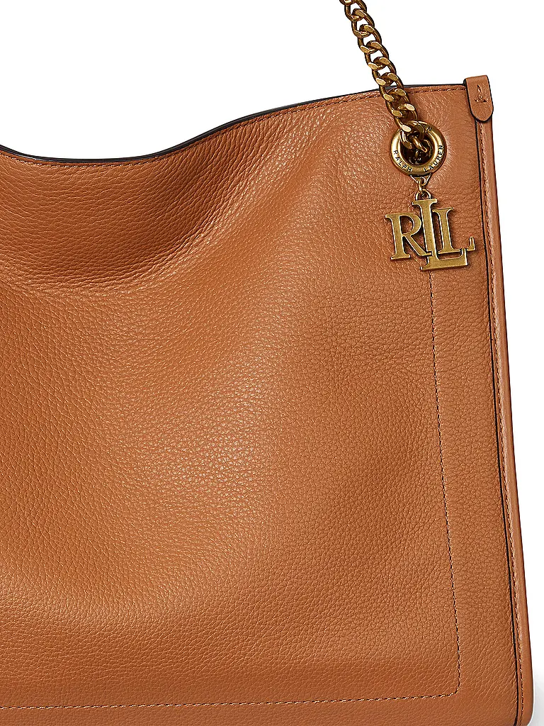 LAUREN RALPH LAUREN | Ledertasche - Shopper BRADLY Large | Camel