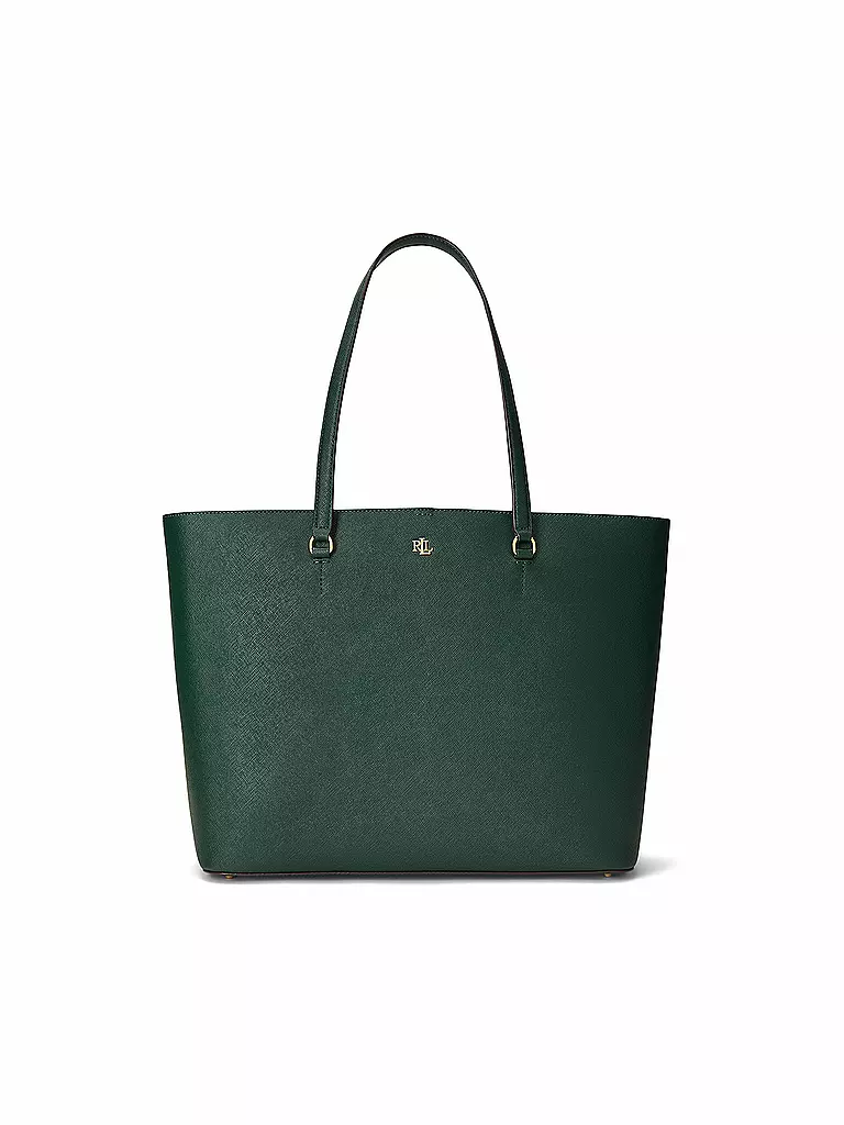 LAUREN RALPH LAUREN | Ledertasche - Shopper KARLY TOTE Large | dunkelgrün