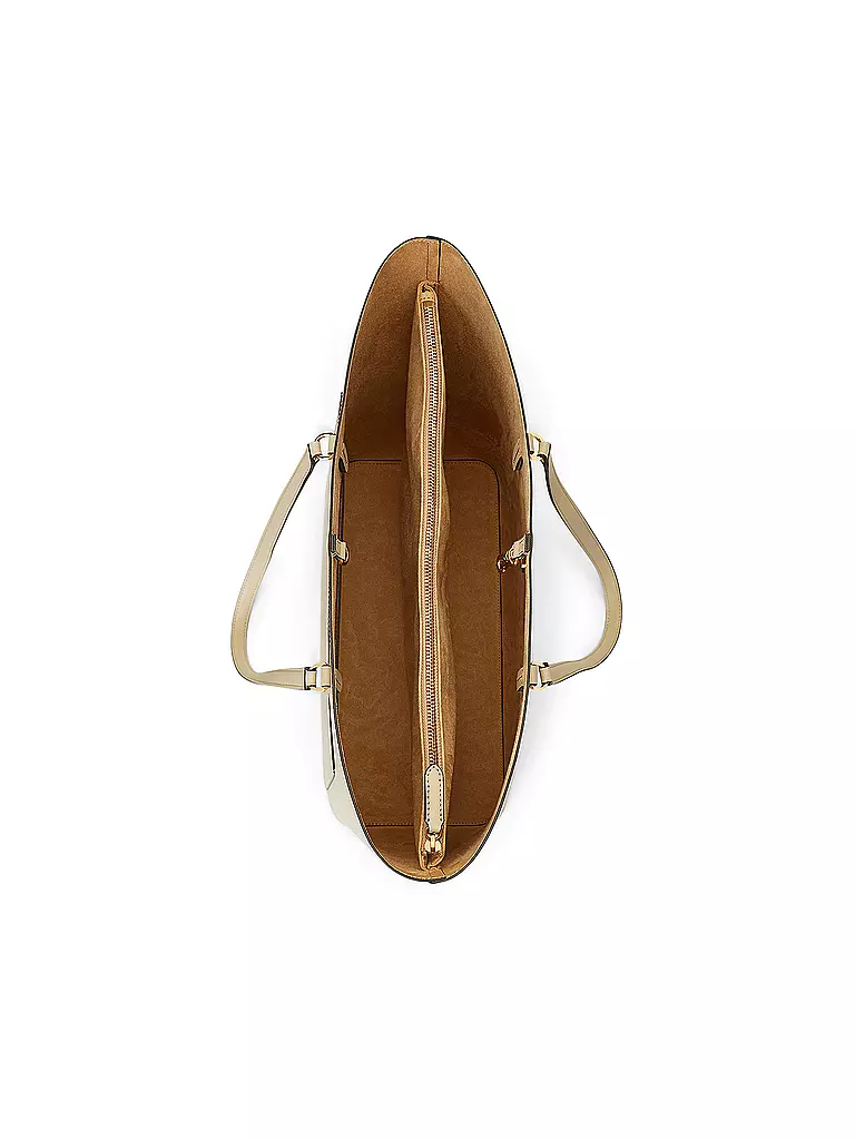 LAUREN RALPH LAUREN | Ledertasche - Shopper KARLY TOTE Large | creme