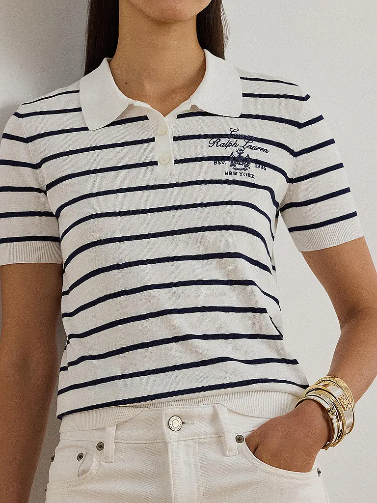 LAUREN RALPH LAUREN | Poloshirt NATRISSA | Weiss