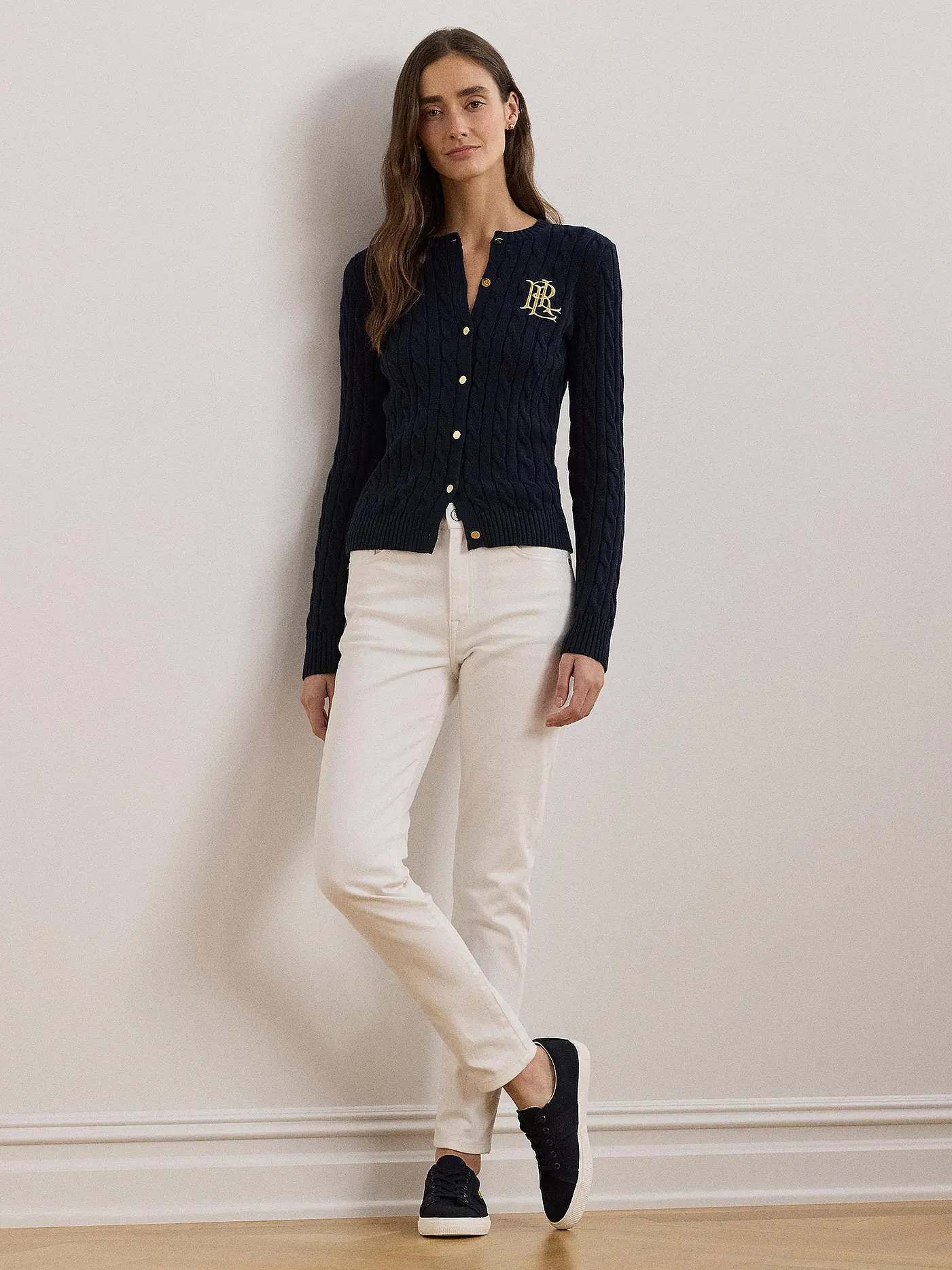 LAUREN RALPH LAUREN | Strickjacke  | dunkelblau