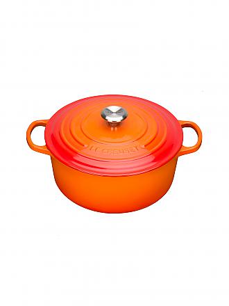 LE CREUSET | Bräter rund 22cm "Signature" 3,3L (Ofenrot)