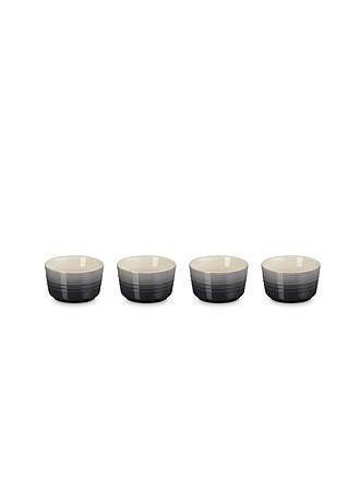 LE CREUSET | Mini Förmchen aus Steinzeug 4-er Set Flint