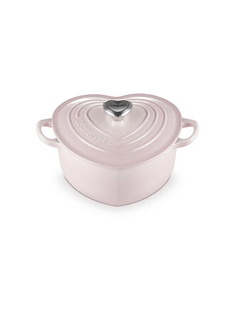 LE CREUSET | Herzbräter mit Herzknopf 20cm/1,9l Shell Pink