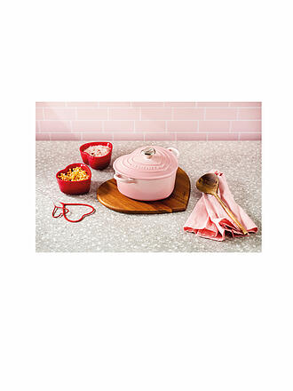 LE CREUSET | Herzbräter mit Herzknopf 20cm/1,9l Shell Pink