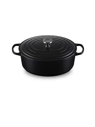 LE CREUSET | Cocotte ovale SIGNATURE 33cm/7,5l Noir