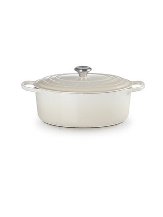 LE CREUSET | Bräter oval SIGNATURE 33cm/7,5l Meringue