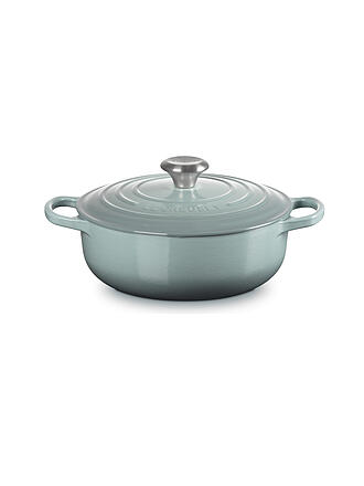 LE CREUSET | Sauteuse aus Gusseisen SIGANTURE 24cm/3,4l Sea Salt 