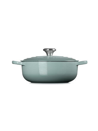 LE CREUSET | Sauteuse aus Gusseisen SIGANTURE 24cm/3,4l Sea Salt 