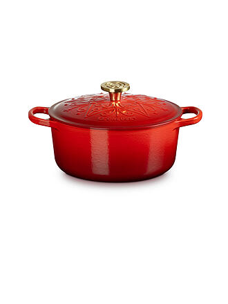 LE CREUSET | Bräter rund 24cm ETOILE Kirschrot