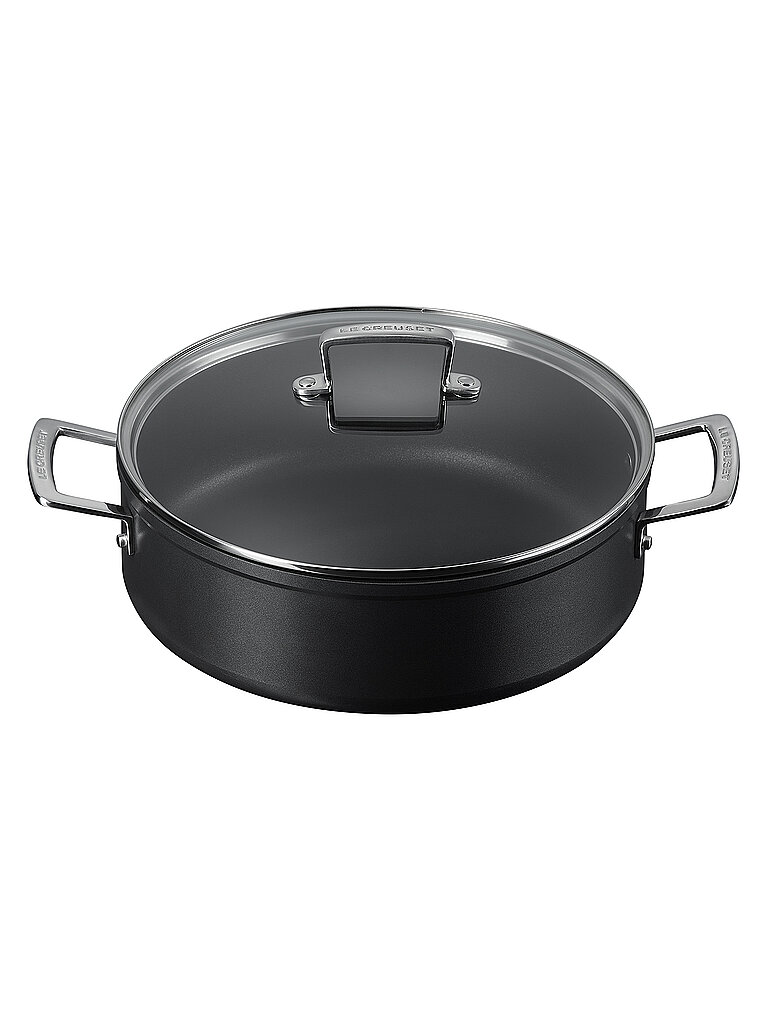 LE CREUSET Alu-Schmorpfanne Antihaft Schwarz 28cm/5,4l schwarz