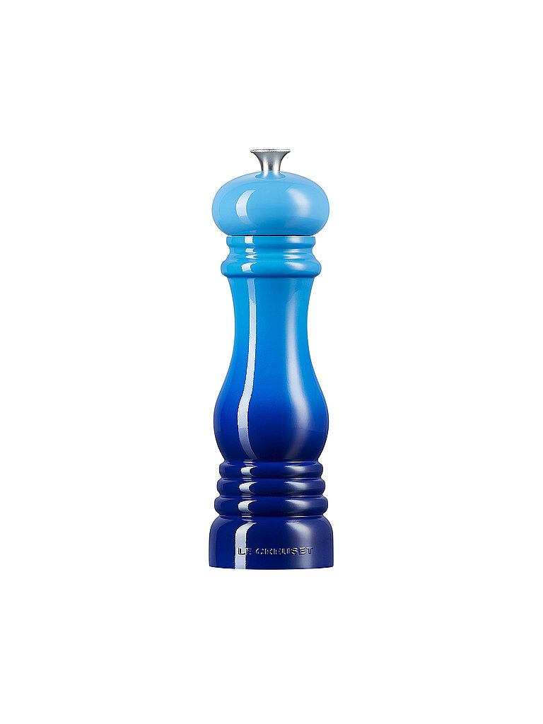 Le Creuset Pfeffermühle, ABS-Kunststoff, 6,2 x 6,2 x 20,8 cm, Keramik-Mahlwerk, Azure, 96001900220000
