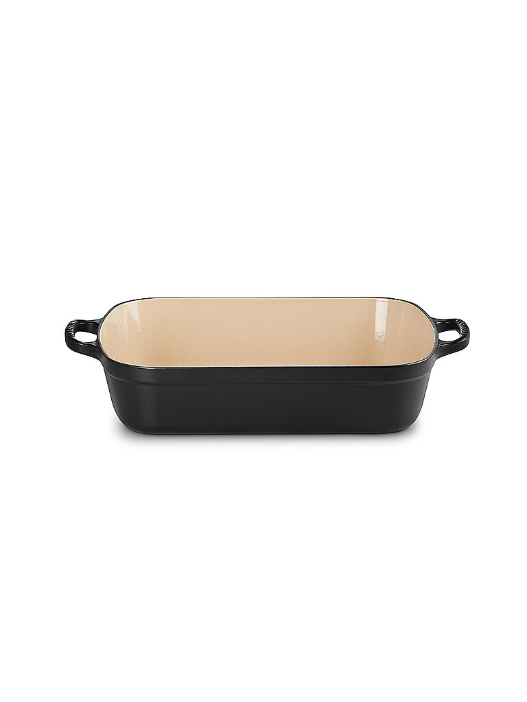 LE CREUSET Gusseisen-Bratreine eckig 33cm/4,9l SIGNATURE Schwarz schwarz – Le Creuset