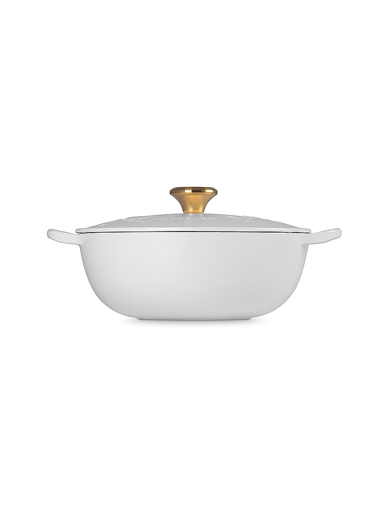 LE CREUSET Kochtopf mit Deckel 26cm/4,1l  LA MARMITE HOLLY Cotton beige – Le Creuset