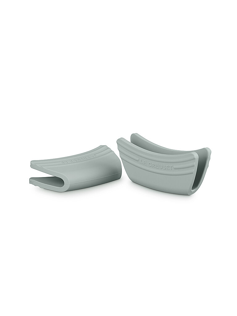 LE CREUSET Silikon Griffschutz 2-er Set Garnet  hellgrau