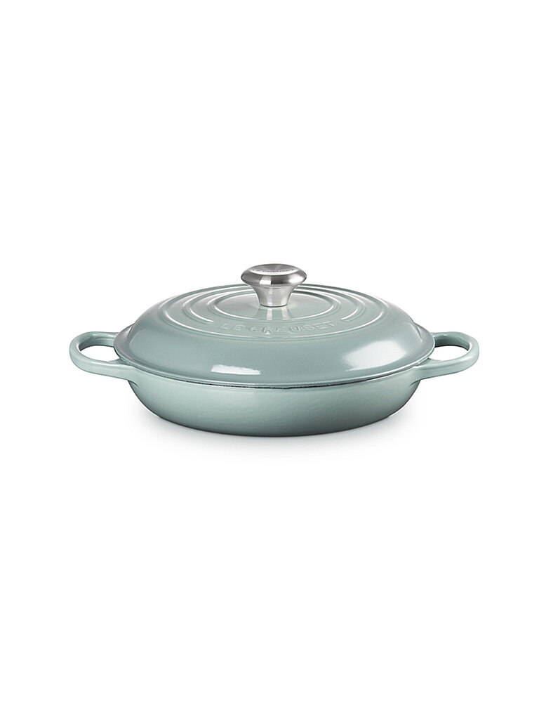 LE CREUSET Gourmet-Profitopf SIGNATURE 26cm Sea Salt hellgrau – Le Creuset