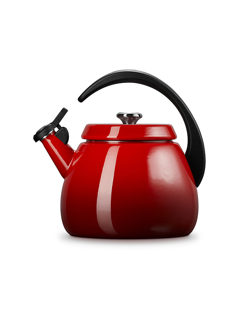 LE CREUSET Wasserkessel CLOCHE Kirschrot rot