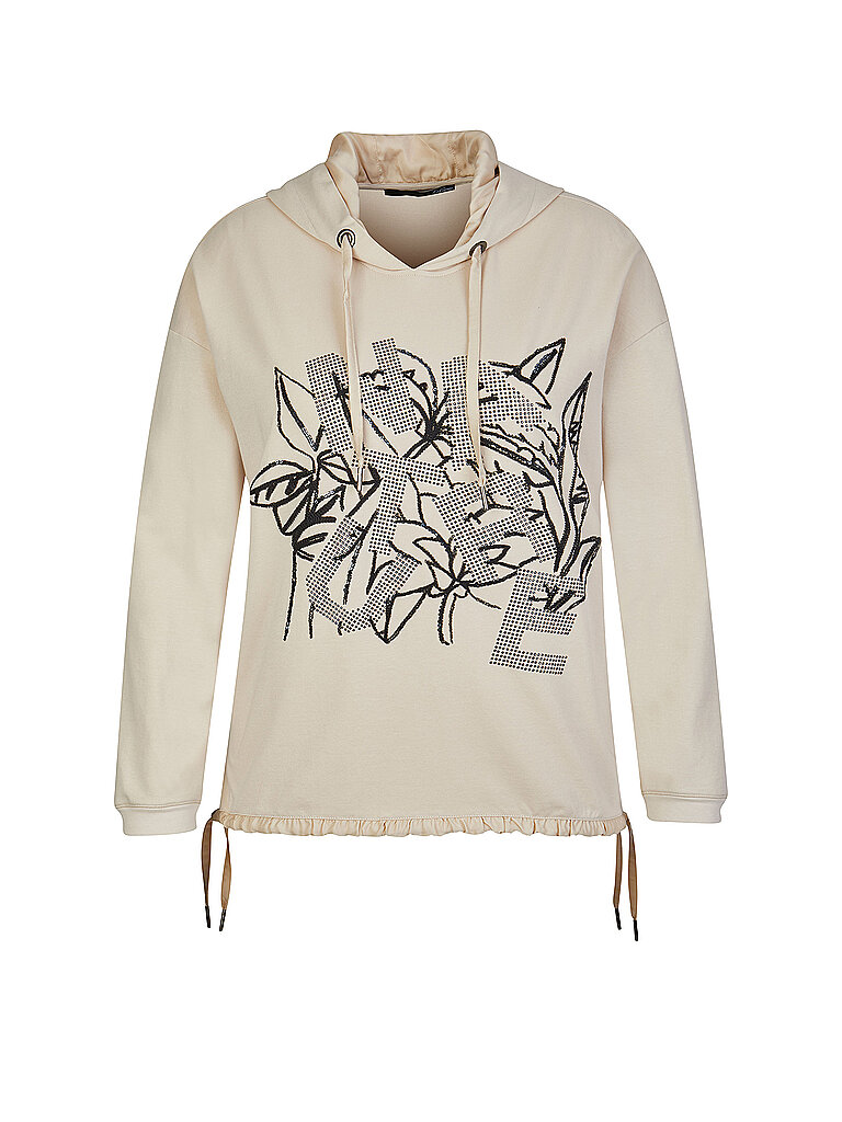 LE COMTE Kapuzensweater - Hoodie beige | 38