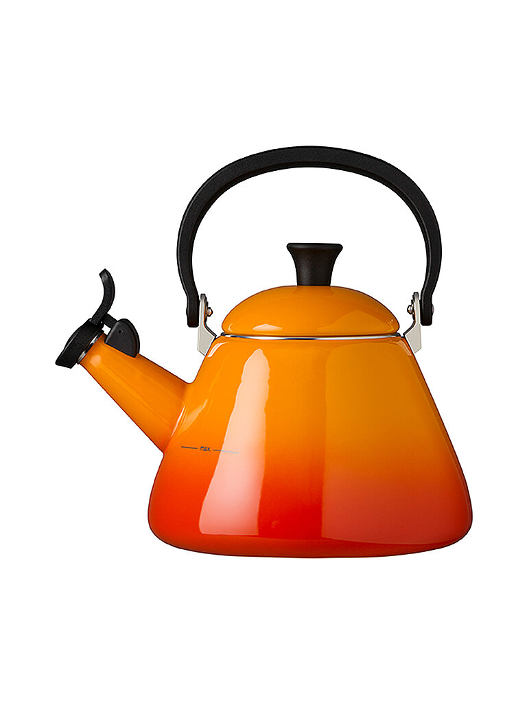LE CREUSET Wasserkessel Kone 1,6l Ofenrot orange