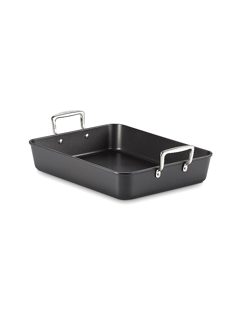 LE CREUSET Aluminium-Antihaft Bratreine 35x27cm Schwarz schwarz