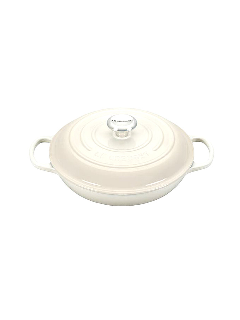 LE CREUSET Gourmet-Profitopf aus Gusseisen 26cm Meringue creme