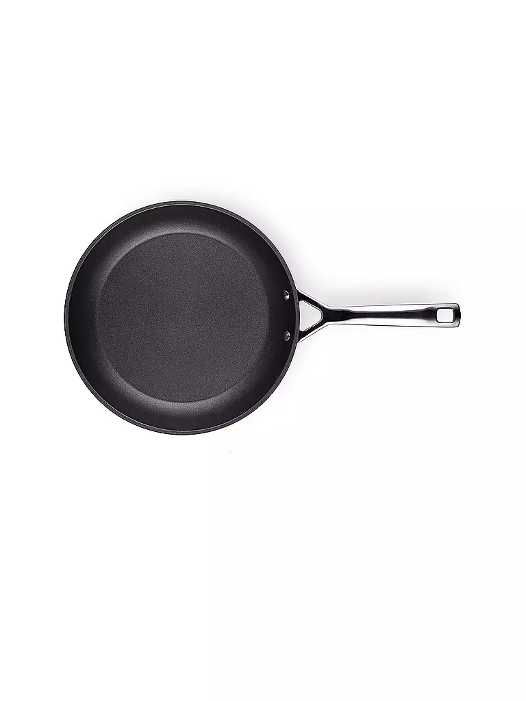 LE CREUSET | Aluminium-Antihaft flache Pfanne 28cm Schwarz | schwarz