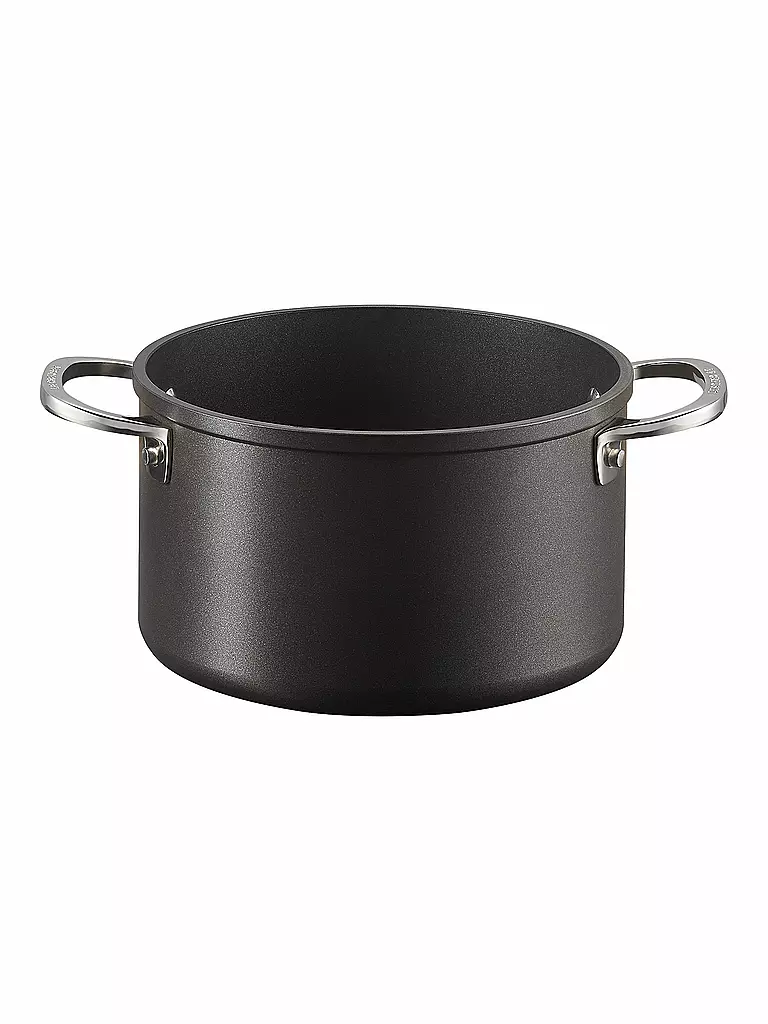 LE CREUSET | Aluminium-Antihaft Fleischtopf mit Deckel 20cm/3,8l Schwarz | schwarz