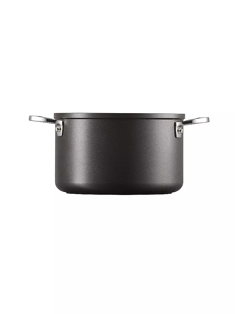 LE CREUSET | Aluminium-Antihaft Fleischtopf mit Deckel 20cm/3,8l Schwarz | schwarz