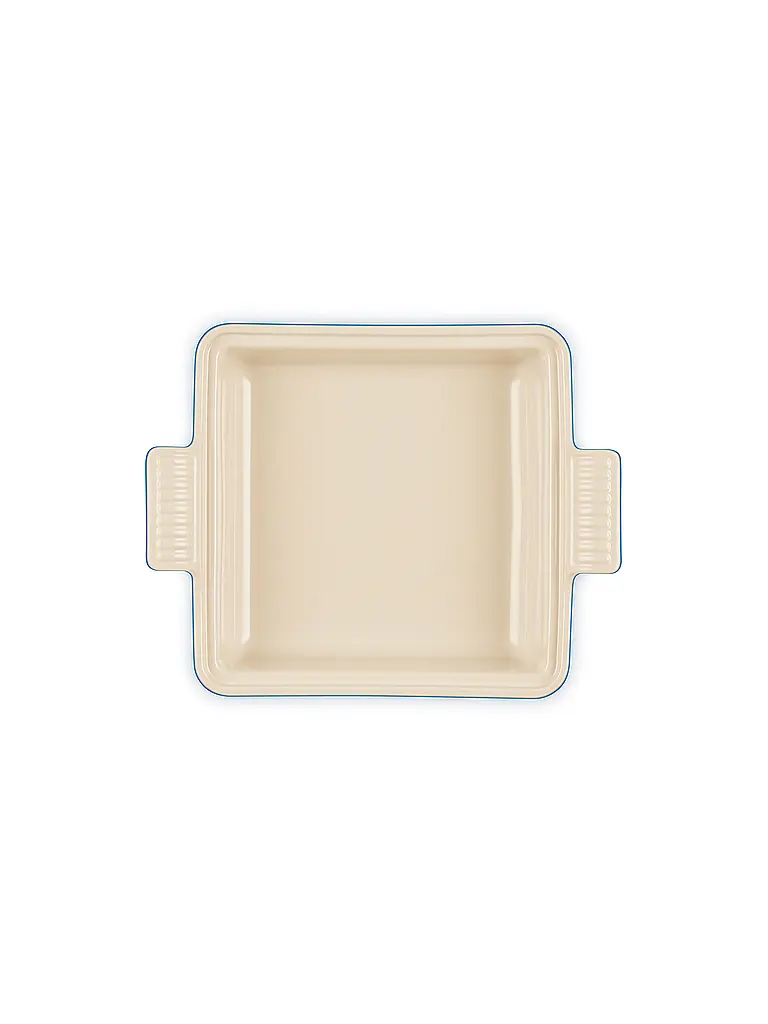 LE CREUSET | Auflaufform quadratisch mit Deckel 23cm/2,4l TRADITION Azure | blau