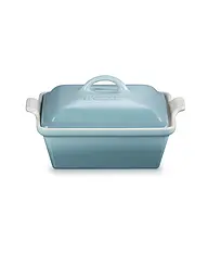 LE CREUSET | Auflaufform quadratisch mit Deckel 23cm/2,4l TRADITION Flint | hellgrau