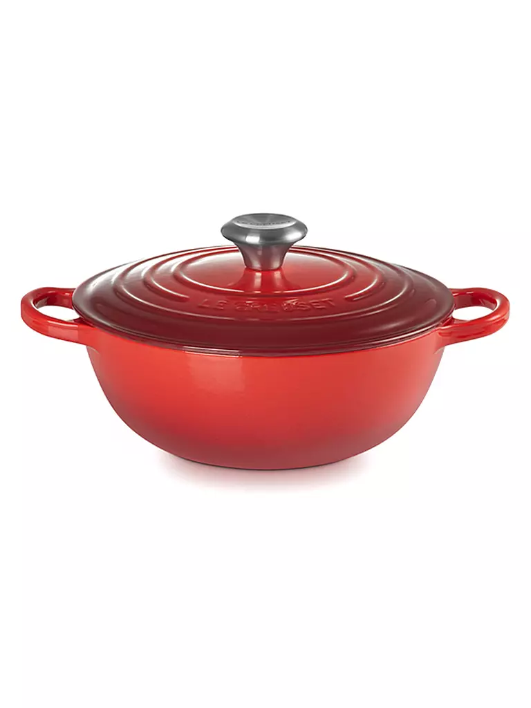 LE CREUSET | Bräter 24cm La Marmite Signature Kirschrot | rot