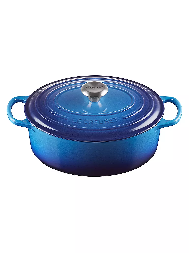 LE CREUSET | Bräter oval 29cm SIGNATURE Azure | blau