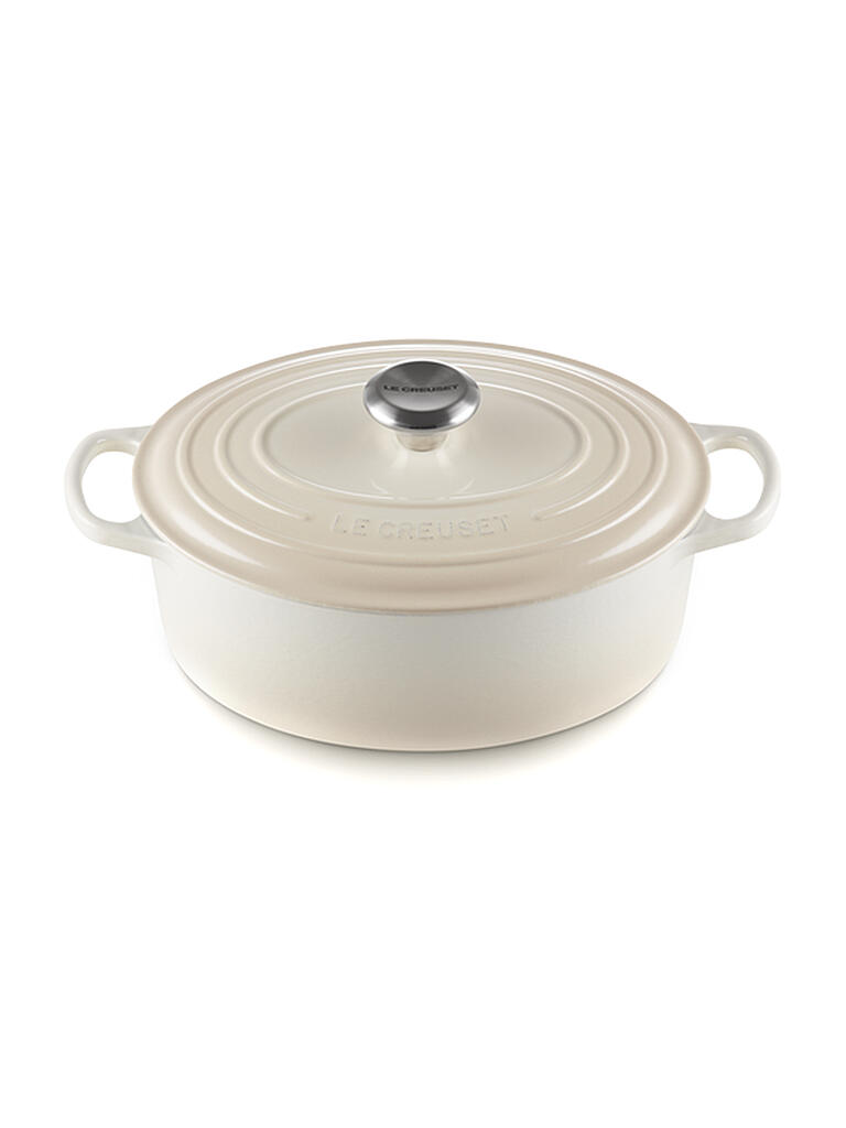 LE CREUSET | Bräter oval 29cm SIGNATURE Meringue | creme