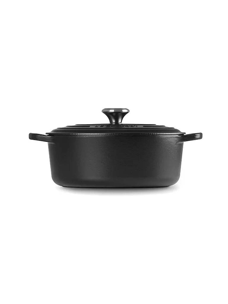 LE CREUSET | Bräter oval 29cm SIGNATURE Schwarz | schwarz